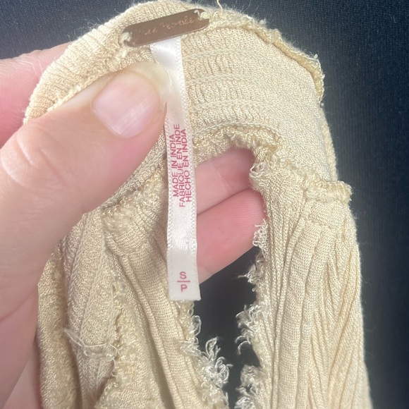 Free People Look Into the Sun Maxi Dress Endless Summer cream size small - Picture 12 of 12